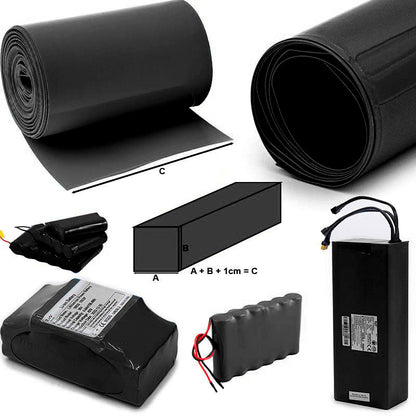 Termorretráctil negro 160m 10M