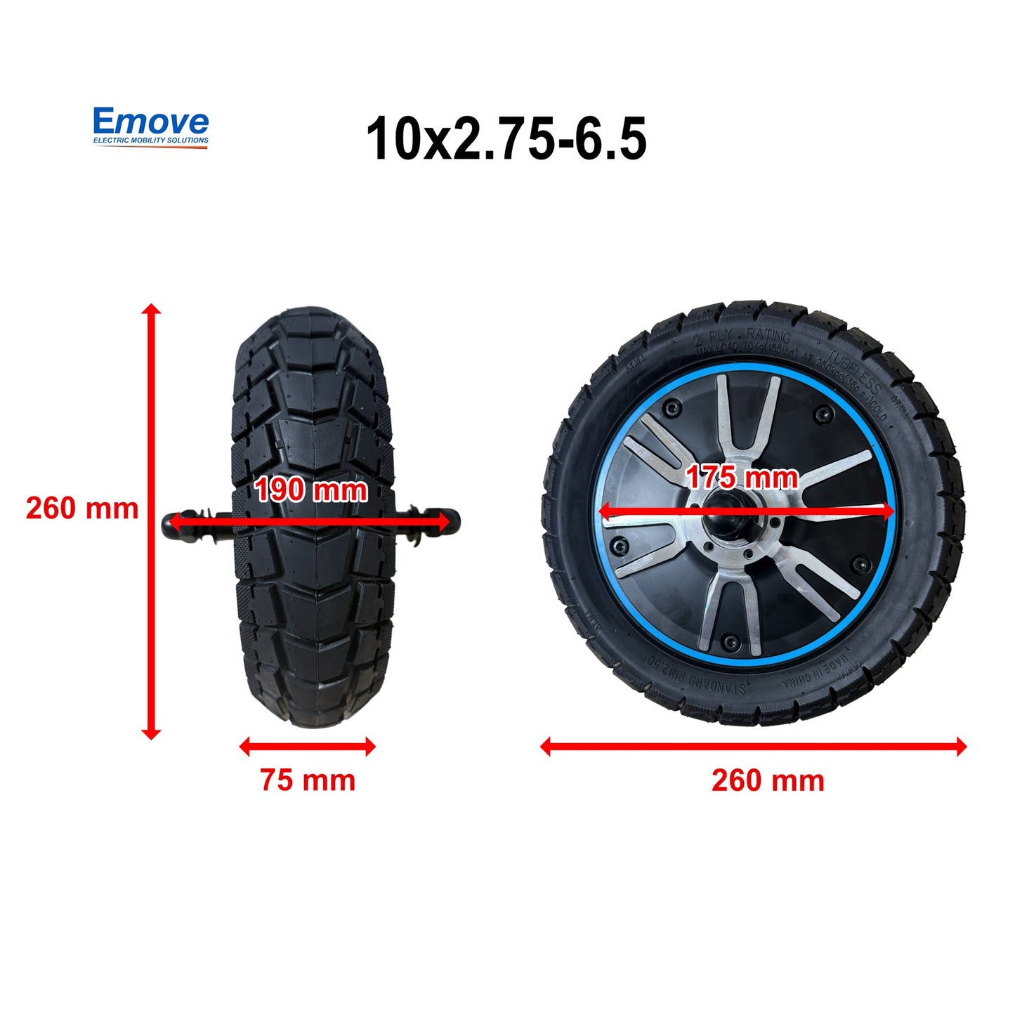 Motor delantero para Smartgyro Crossover Dual Max 2