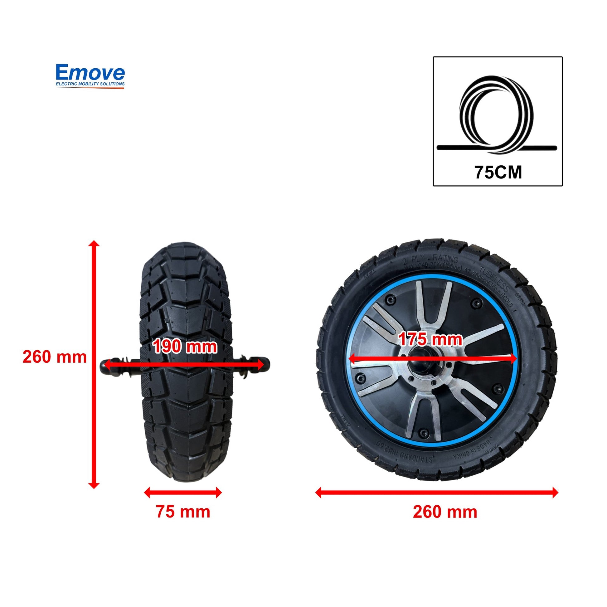 Motor trasero para Smartgyro Crossover Dual Max 2 (Original)