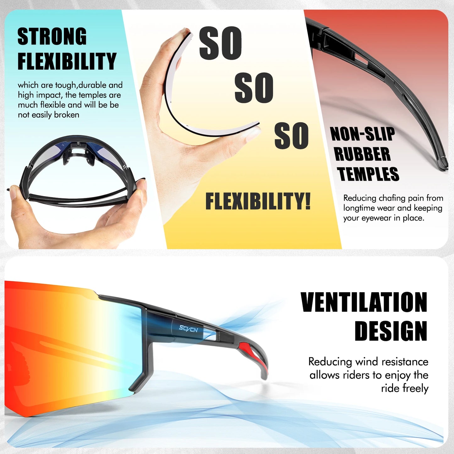 Gafas de sol  UV400 LOW COST para ciclismo, patinete y estar al aire libre calidad
