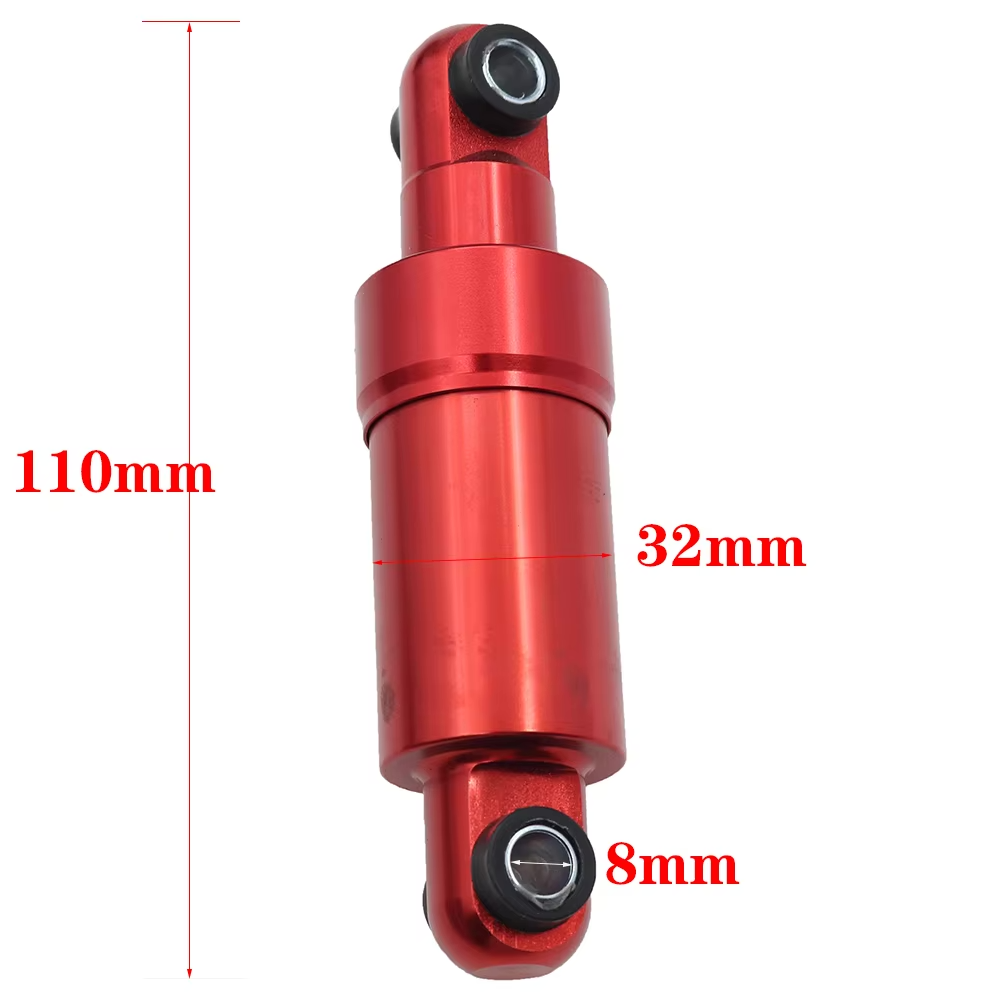 Cilindro muelle amortiguador patinete eléctrico 120mm ROJO (Pack 2 unidades) Pack 2 uds