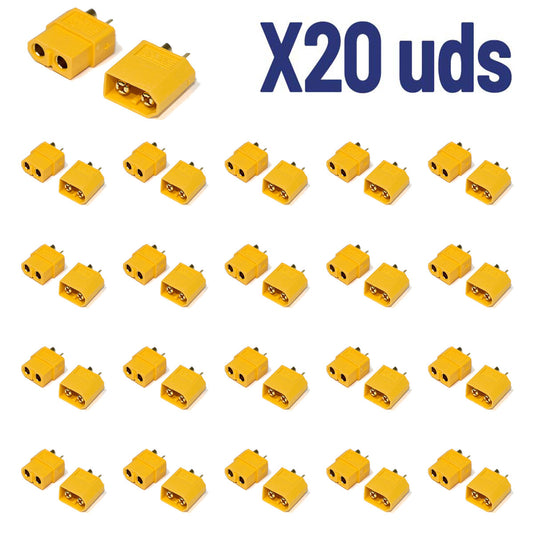 Conector XT60 (Pack 20 pares)