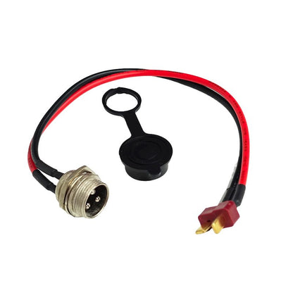 Puerto de carga GX16 – conector T-Plug (Incluye tapa de conector)