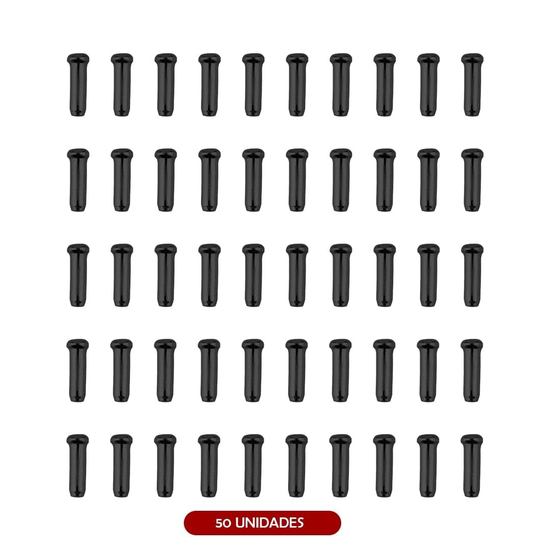 Tope cable freno (Pack 50 unidades) Negro Pack 50 uds