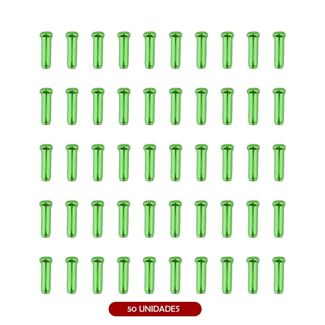 Tope cable freno (Pack 50 unidades) Verde Pack 50 uds