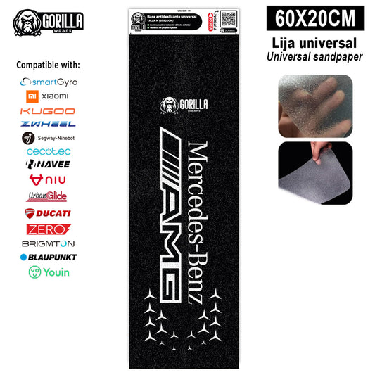 Base antideslizante universal Mercedes AMG - Talla M - 60x20cm (Xiaomi, Smartgyro, Kukirin, Ninebot, Niu, Kaboo, Teverun)