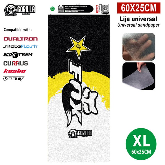Base antideslizante universal Fox&amp;Rockstar - Talla XL - 60x25cm (modelos Dualtron, Skateflask y similares)