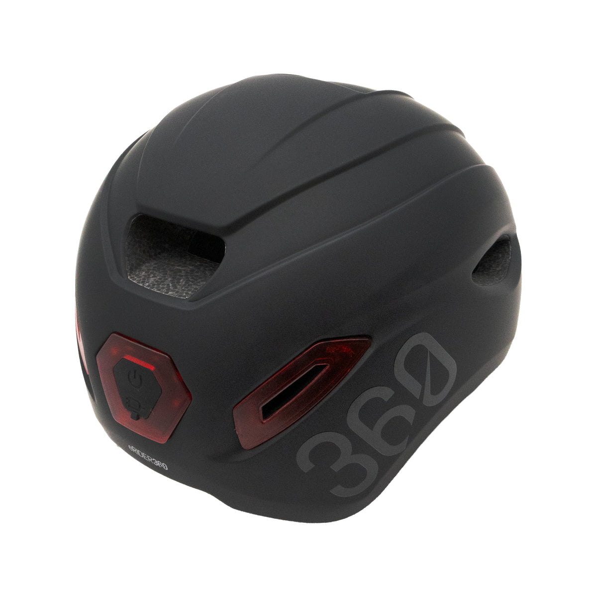 Casco CP02 urben con intermitente negro talla única