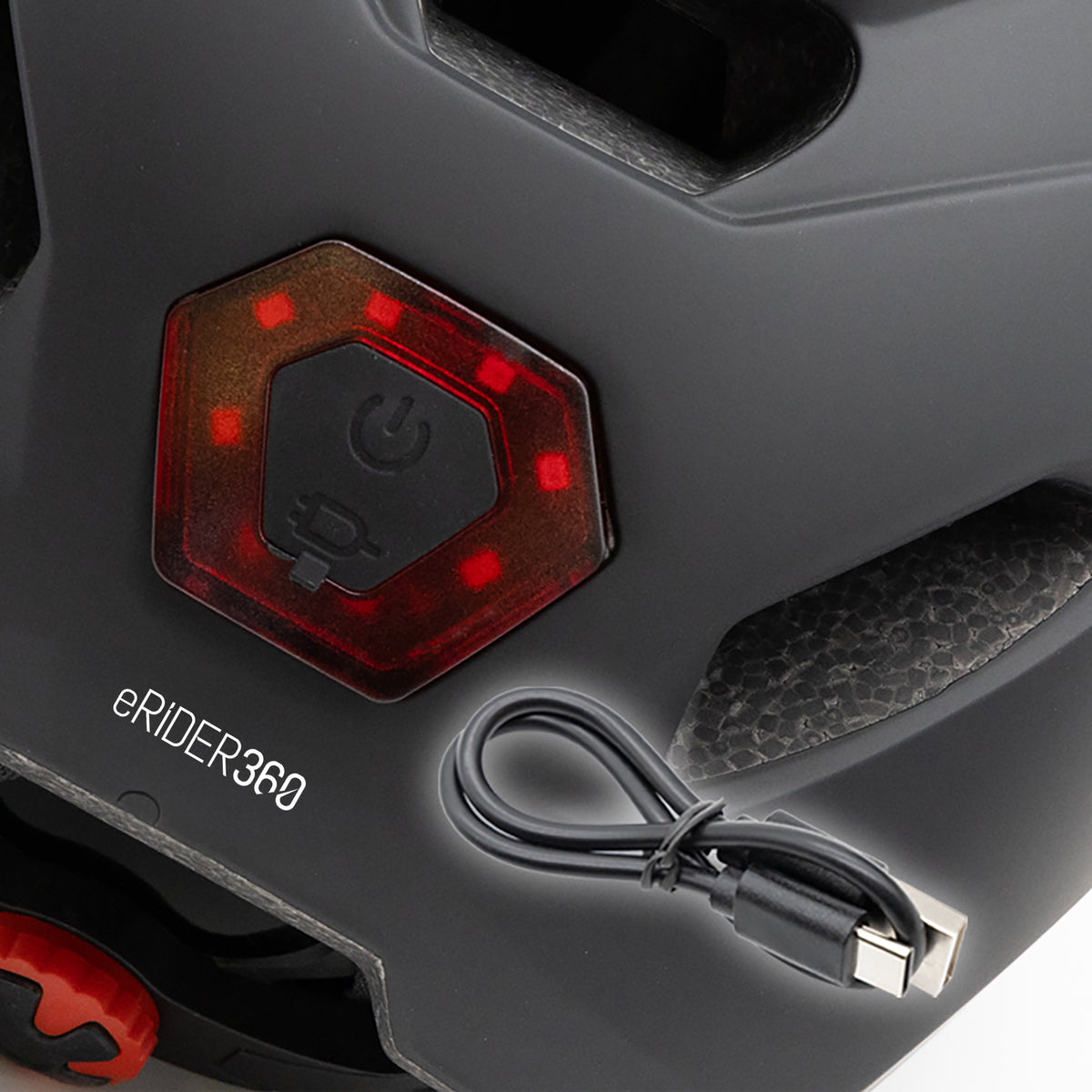 Casco con luz CP02 negro talla única
