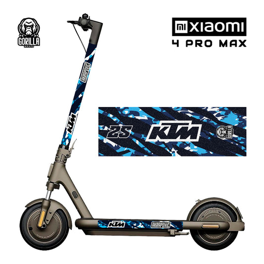 Vinilo Xiaomi KTM Azul con base antideslizante para 4 PRO / 4 PRO MAX
