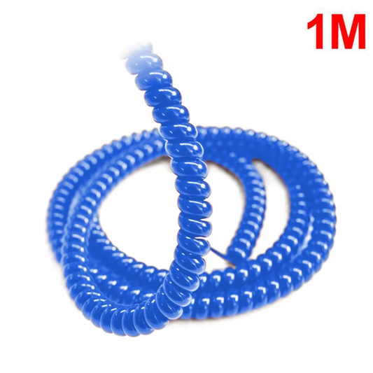 Cubre cable azul (brillante) - 1 metro