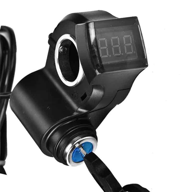 Llave de encendido con voltímetro y conector SM
