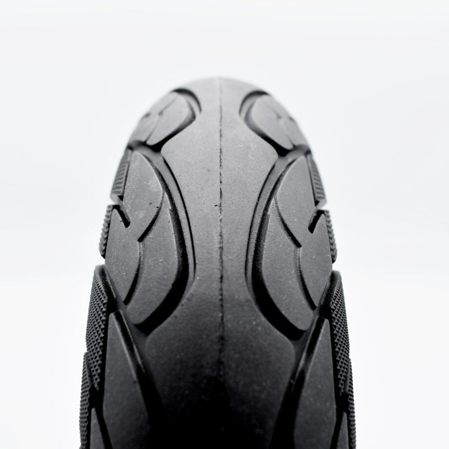 Rueda maciza 10x2,125-6,1 36mm Roja