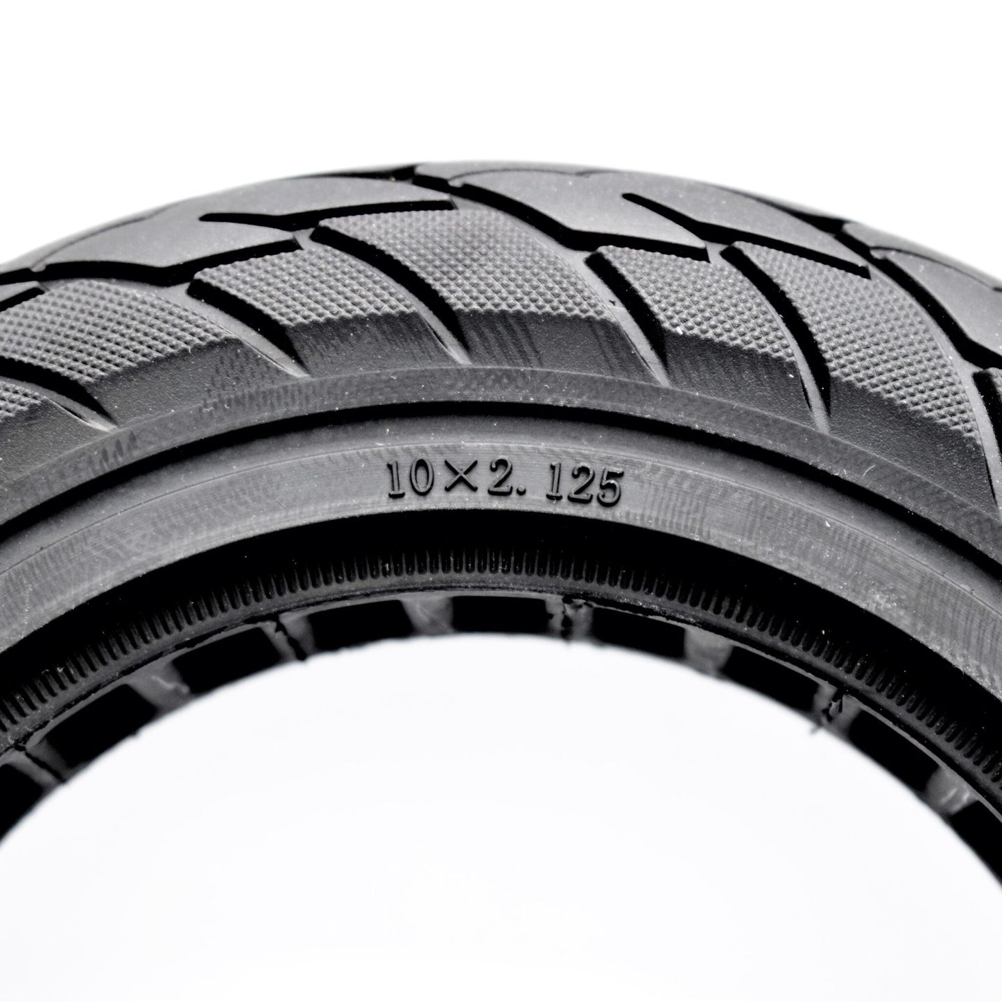 Rueda maciza 10x2,125-6,1 36mm Roja