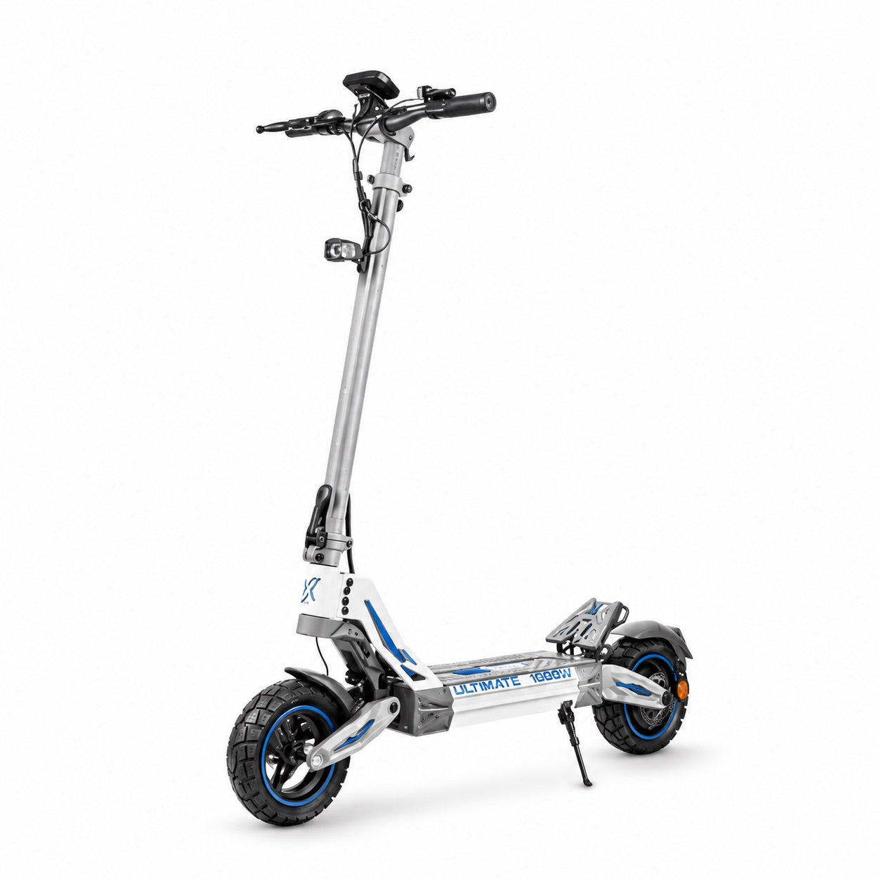 Patinete Ecoxtrem M41 Tank DGT 2026 Azul, Plata y Blanco