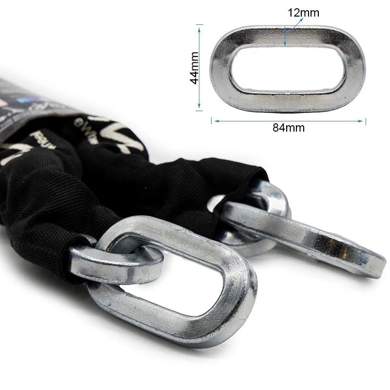 Candado de seguridad con cadena