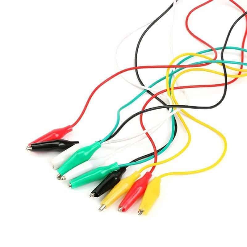 Conectores de pinzas de cocodrilo (10 unidades)