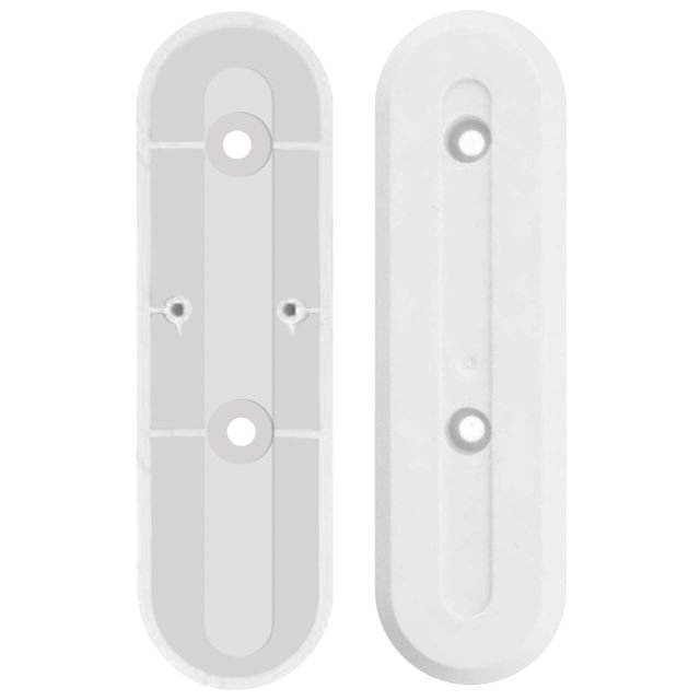 Tapa embellecedor blanco de tornillos para Xiaomi M365 y PRO (pack derecha + izquierda)