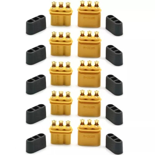 Conector MR30 Amass con protector - 5M/5F