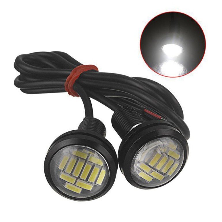 Luz LED Ojo de Águila (Pack de 2) Blanca (12 LEDs por luz)
