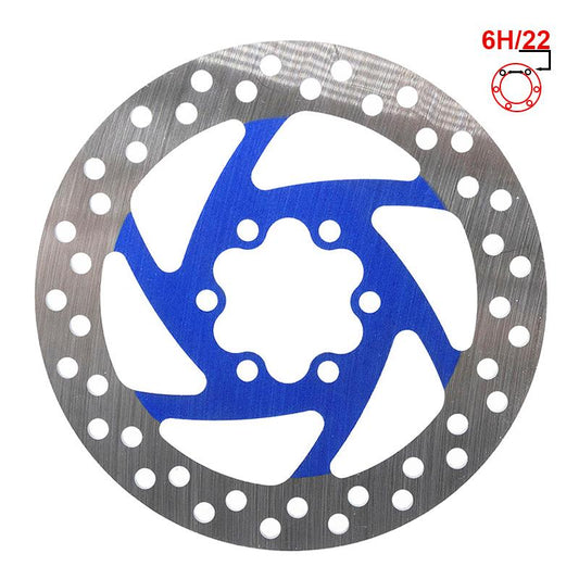 Disco de freno 120mm 6H azul