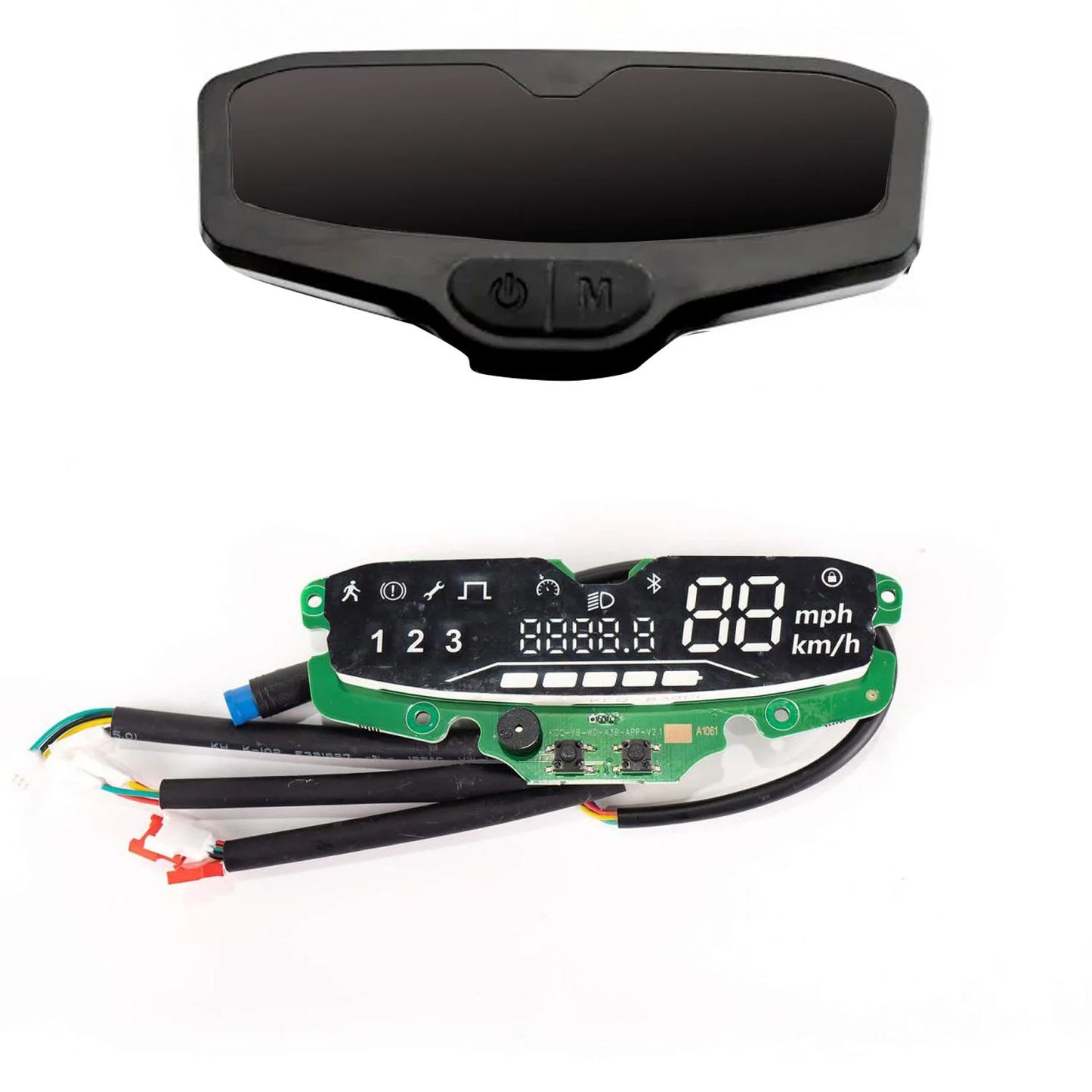 Kit electrónica 48V 18A 500W para Smartgyro K2 y K2 Pro (Controladora + Display + cableado)