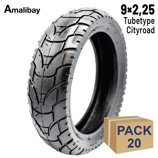 Pack 20 unidades - Rueda Cubierta 9x2,25 para Xiaomi