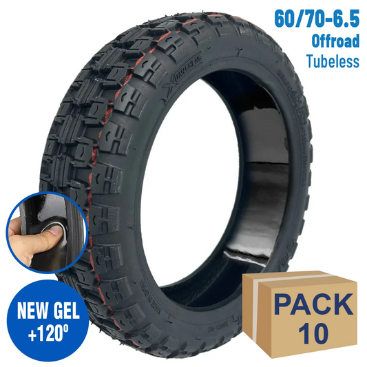 Neumático 60/70-6,5 Offroad (Con gel antipinchazos)  - 10 unidades