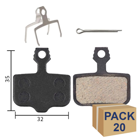 Pastilla de freno FR003 (Calidad básica) - 20 pares