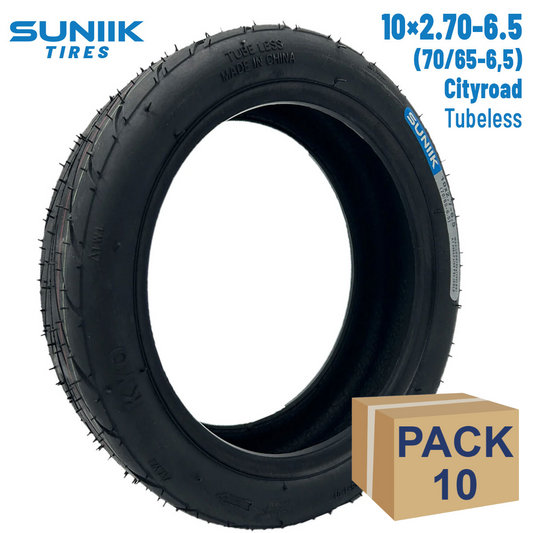 Neumático tubeless 10x2,7-6,5 (70/65-6,5) Cityroad  - 10 unidades