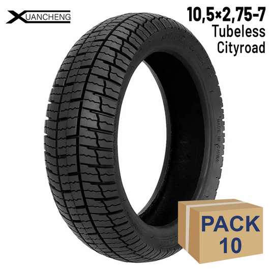 Rueda cubierta 10,5x2,75-7 Tubeless  - 10 unidades
