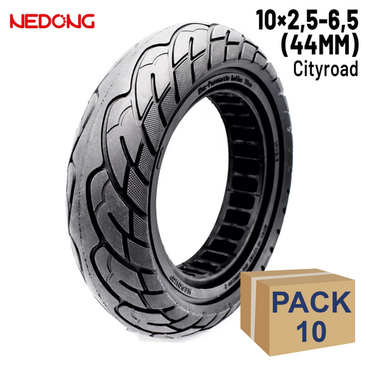 Rueda maciza 10x2,5-6,5 (44MM)  - 10 unidades