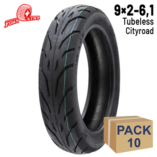 Rueda 9x2-6,1 Tubeless  - 10 unidades