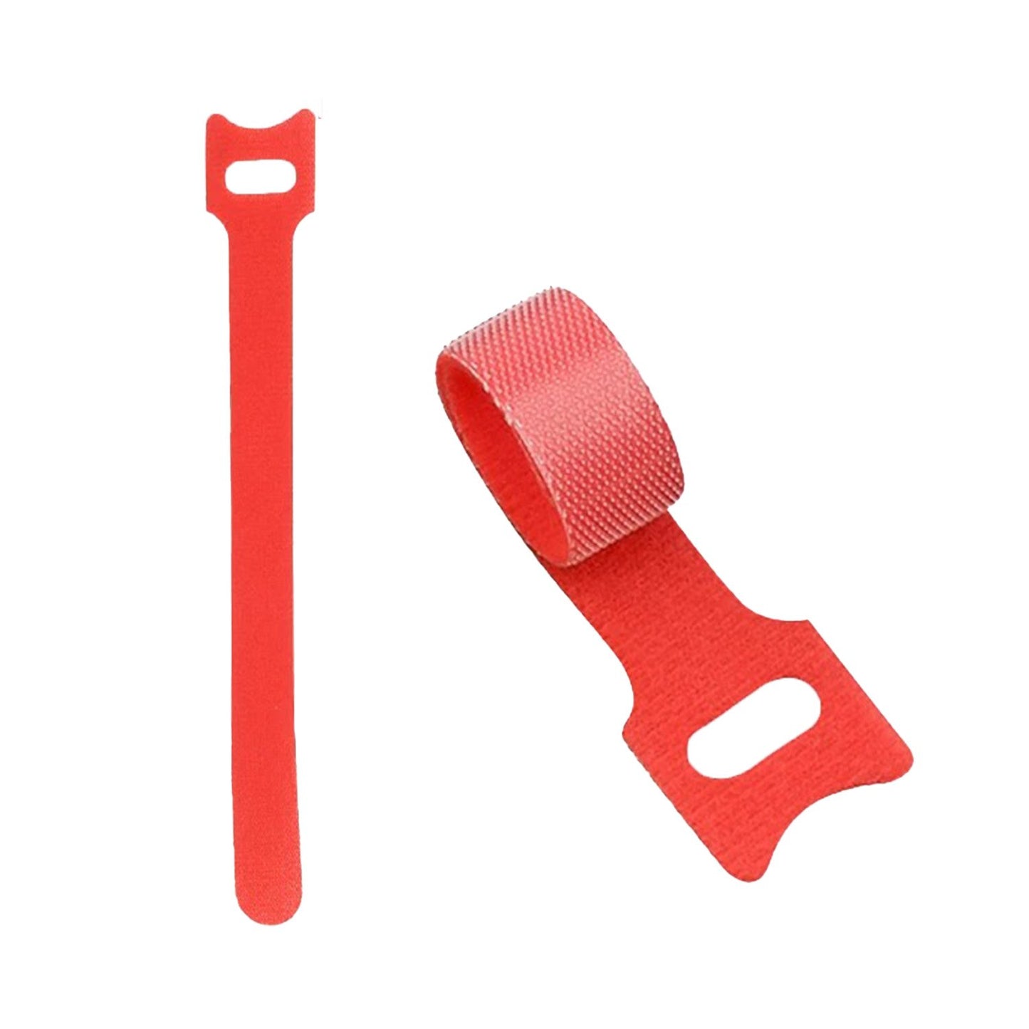 Bridas de nylon, organizador de cables (Pack de 10 unidades) ROJO 150mm Pack 10 uds