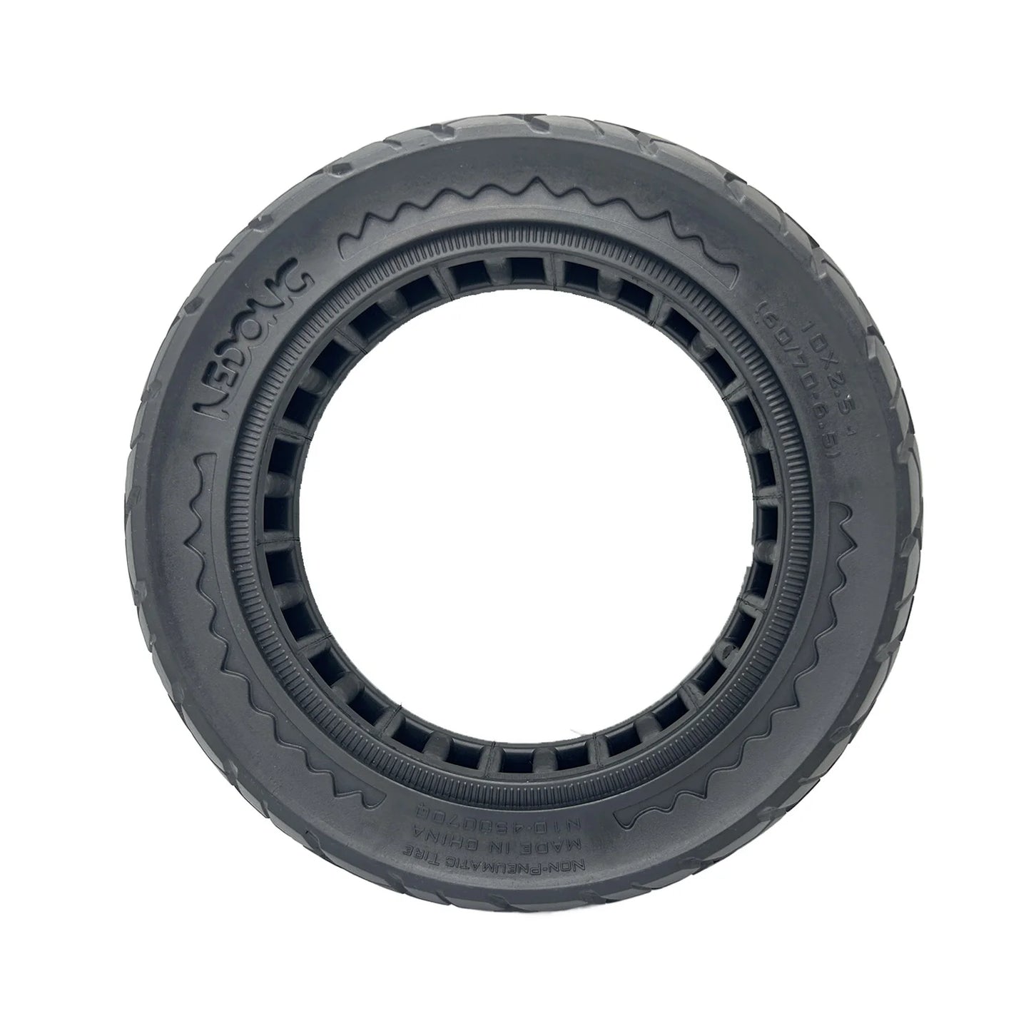 Rueda maciza negra 10x2,5-6,5 - Offroad (44MM)
