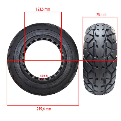 Rueda Maciza 9x3-5,5 Para Patinete Kukirin G2 Pro