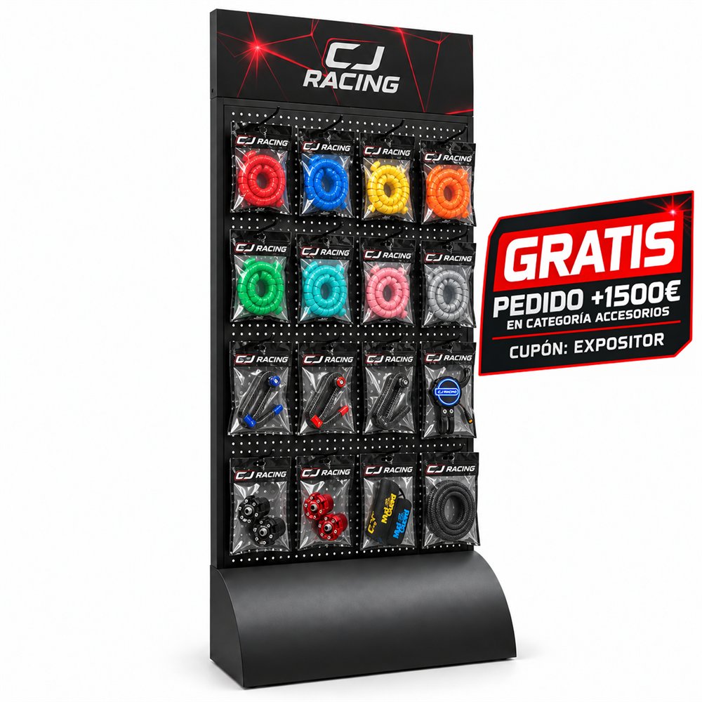 Expositor metálico de ganchos – CJ Racing