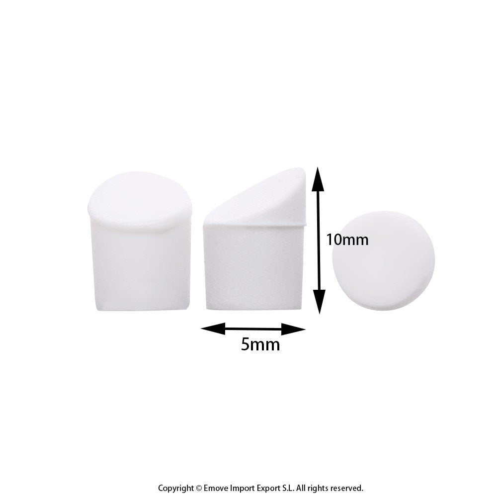 Gomas blancas para tornillos del guardabarro trasero para Xiaomi (3 unidades) Pack 3 uds
