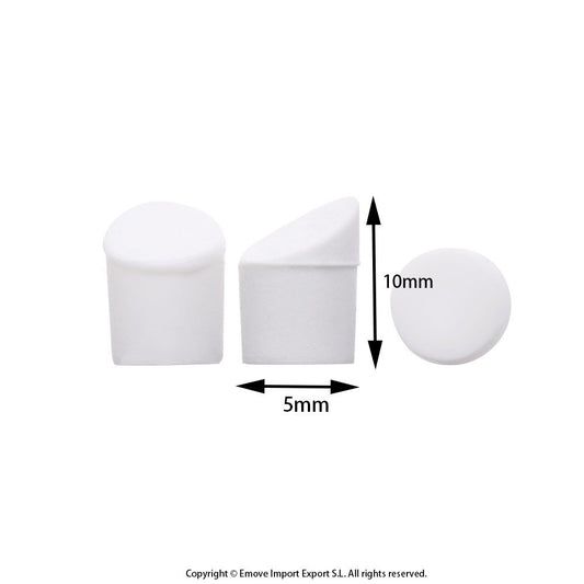 Gomas blancas para tornillos del guardabarro trasero para Xiaomi (3 unidades) Pack 3 uds