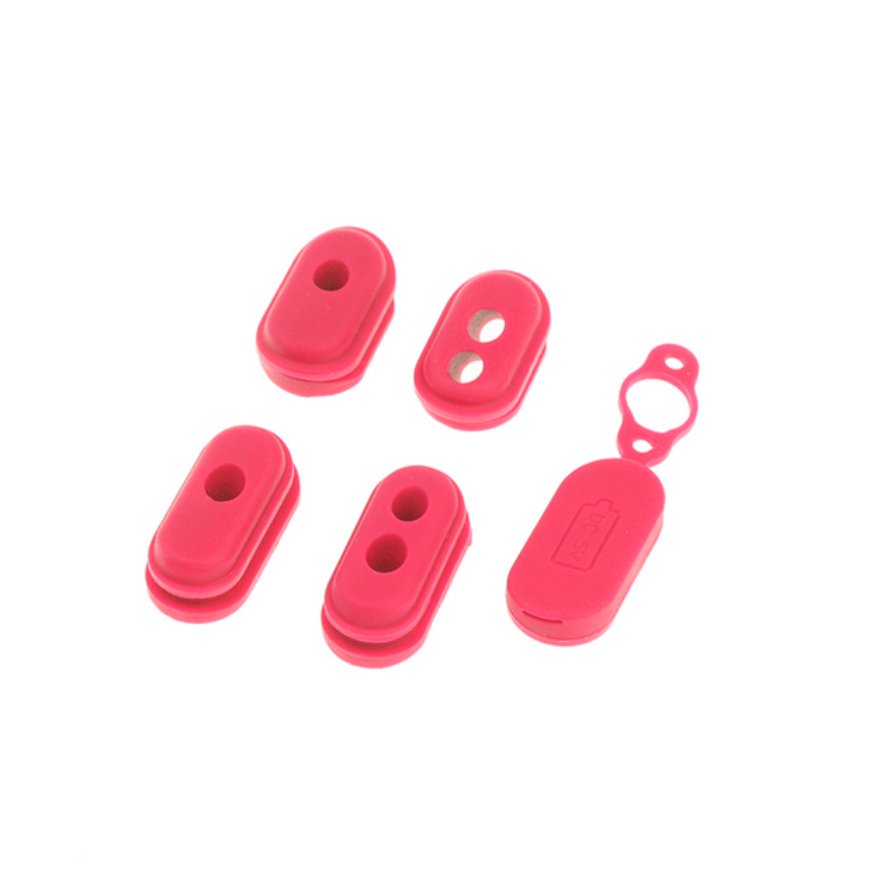 Gomas para Cables Patinete Xiaomi M365 / Pro Rojo