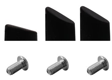 Gomas negras para tornillos del guardabarro trasero para Xiaomi (3 unidades)