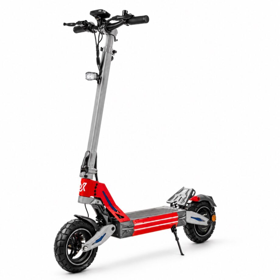 Patinete Ecoxtrem M41 Tank DGT 2026 - Gris y Rojo