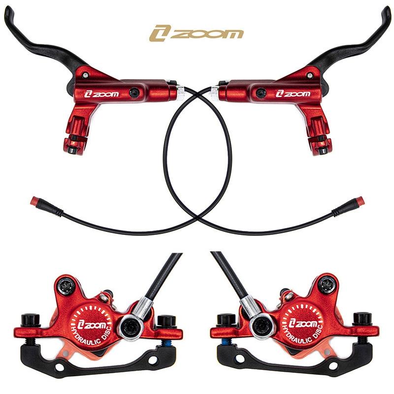 Kit de freno hidráulico rojo CR-3 Delantero R trasero L [Zoom]