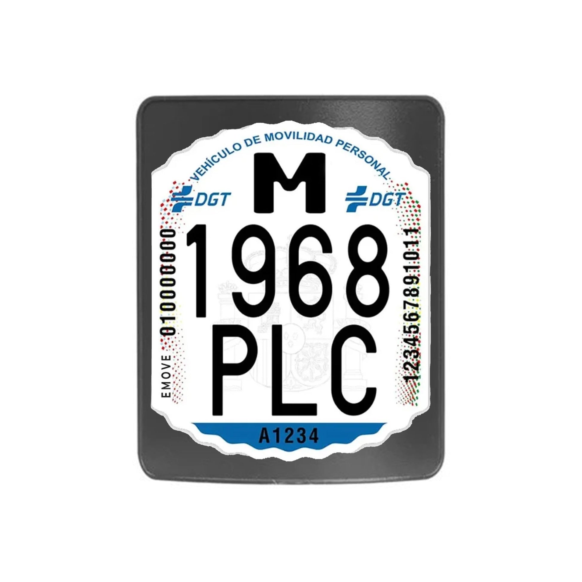 Placa matrícula de guardabarros pro de xiaomi ( pack 5 unidades) Pack 5 uds