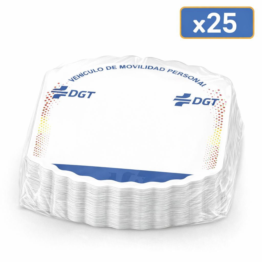 Matrículas DGT - Lote 25 unidades