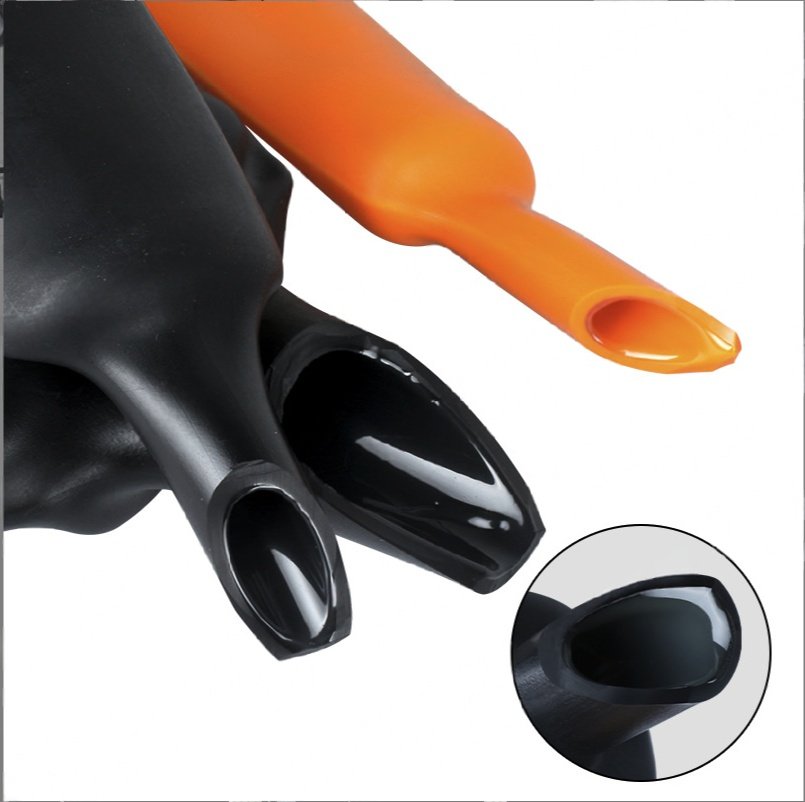 Tubo termorretráctil adhesivo de doble pared negro de 100 m - 1 rollo 3:1 (6,4 mm)