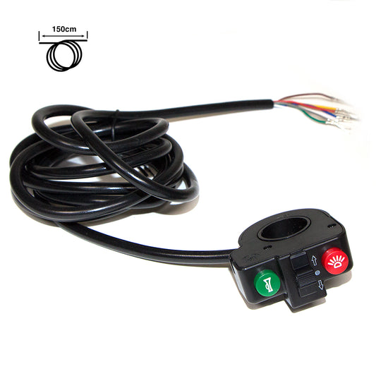 Botonera Mecania Con Intermitente Luz Claxon