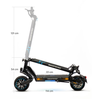 Patinete eléctrico SmartGyro CROSSOVER DUAL MAX 2 C