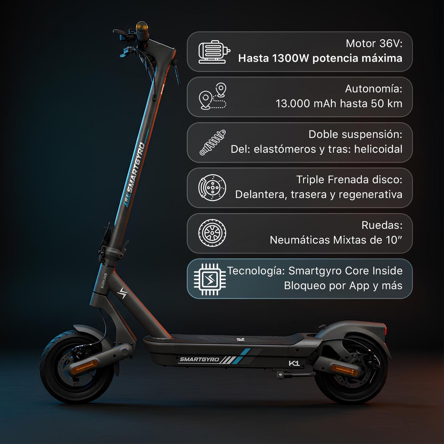 Patinete Smartgyro K1