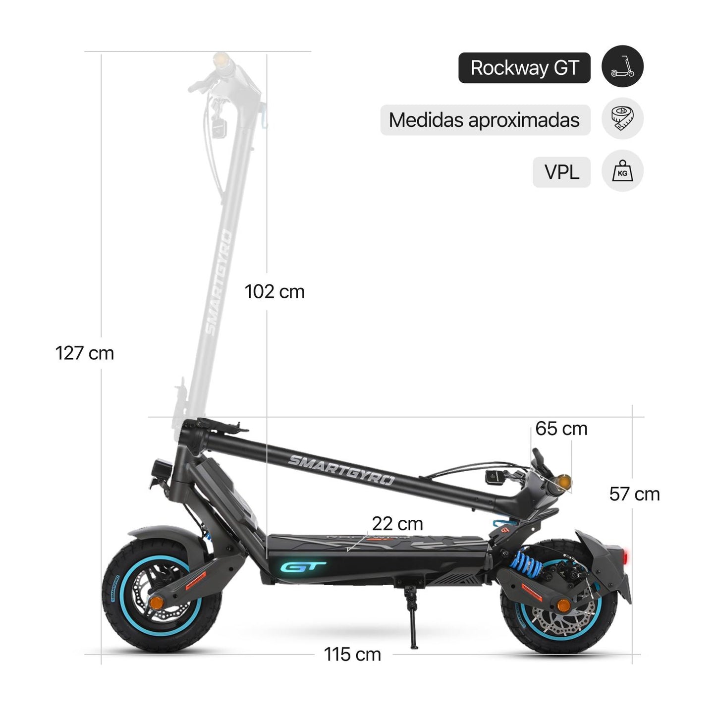 Patinete ROCKWAY GT